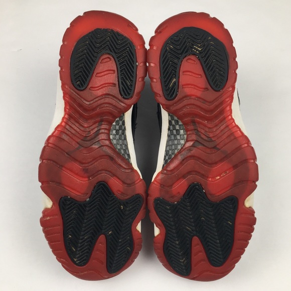 Vintage 2001 Air Jordan 11 Retro XI Playoff Bred 6.5 Basketball Sneakers Jordans - Picture 6 of 12